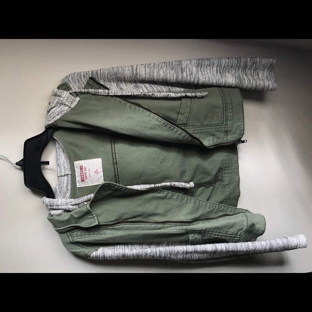 rustic green jacket